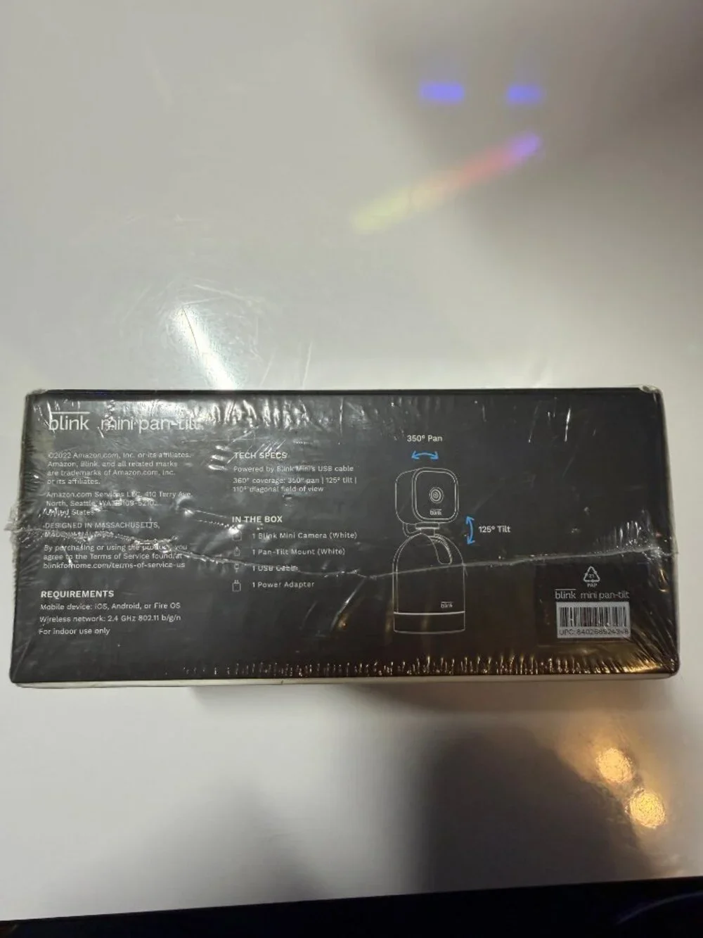 Blink Mini Pan-Tilt Camera (new) and Sync Module (used)